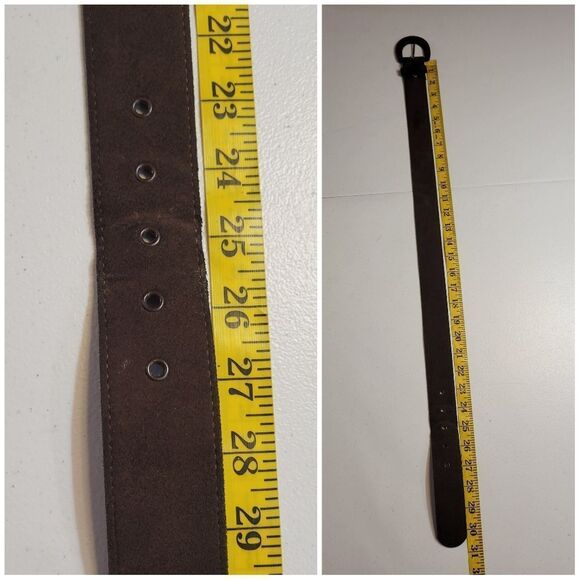 Talbots Vintage Houndstooth Plaid Elegant Brown Belted Button Front Dress - Picture 14 of 15